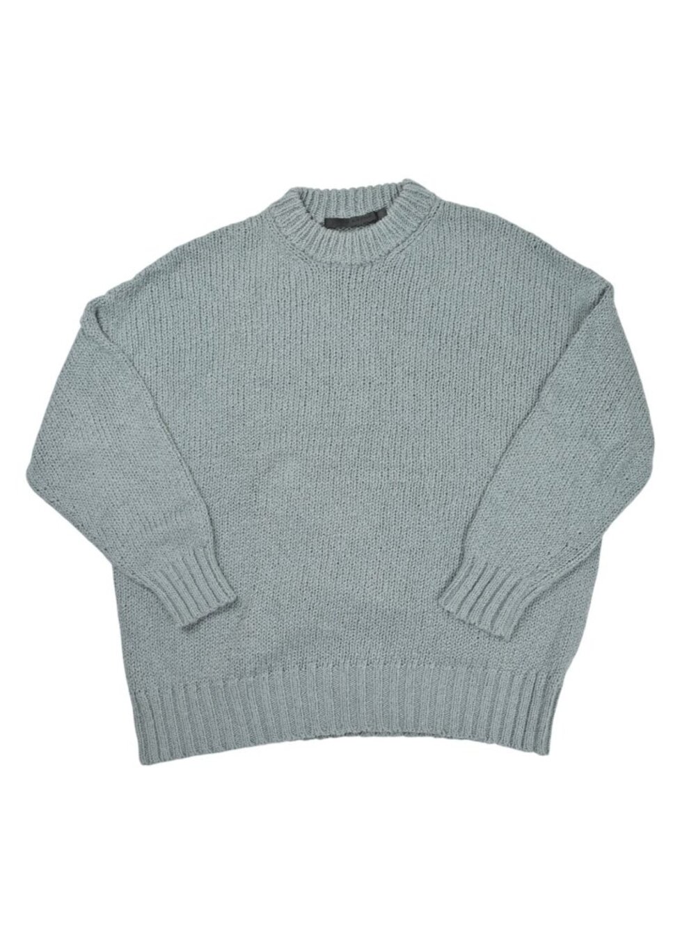Jenni Kayne Foster Cotton Oversized Sweater in Slate Blue
